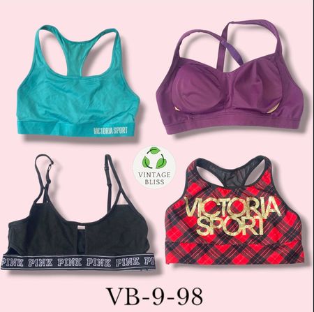 Y2K Branded Sport Bra Wholesale Bundle (VB-9-98) 7 Teile