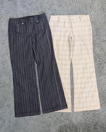 ***Y2K Office Trousers – Retro Smart Casual Fashion Mix