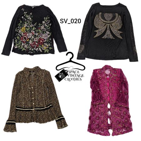 Y2K party blouse full sleeved ( SV_020 )