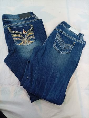 CR12425 Y2K Flare Jeans