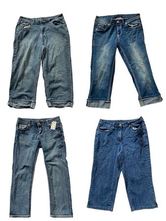 Y2K Denim Capri Bundle 💙✨