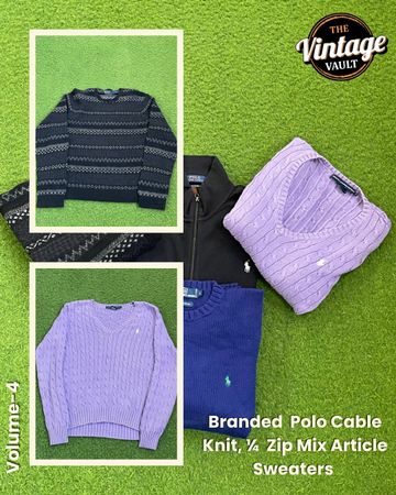 Branded Polo ( Ralph Lauren) Mix Sweaters, Volume: 4 , 10 Pieces
