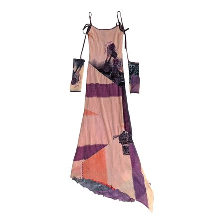 Y2K Vintage Patchwork Maxi Dress – ONE PCE SAVE THE QUEEN