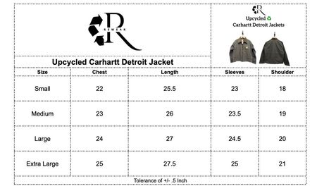 Upcycled Carharrt Detroit Jacket