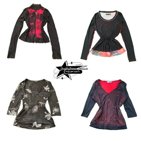 Y2k Nature Vibe Girl Full Sleeve Top B2F-187