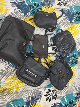 Coach bags 6 pieces