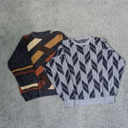 ***Y2K Printed Sweater Bundle – Men’s Mixed Styles