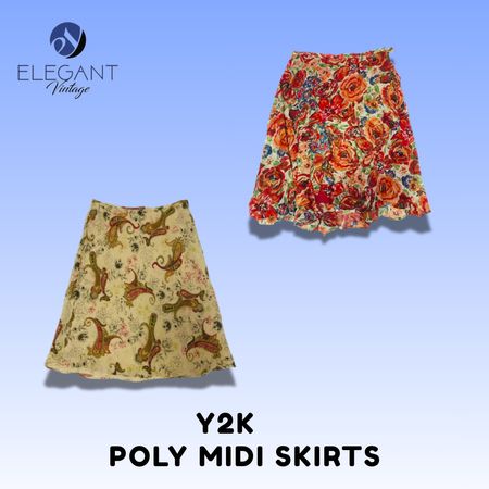 Y2K Poly Midi-Röcke - EV1523