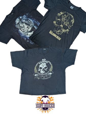 Vintage Music printed band T Shirt Y2K Graphic printed T-Shirts single stich