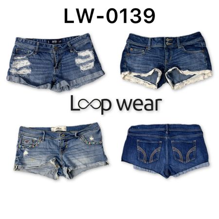 Shorts micro mini en denim Y2K