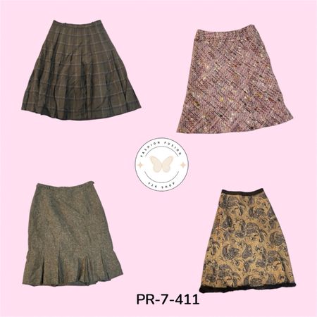 Women's Y2K Long Skirt Collection – Everyday Vintage Wear (PR-7-411)