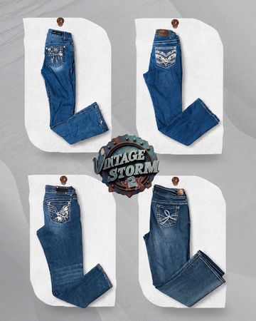 Y2K veredelte Jeans