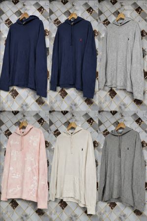 Polo moletons com capuz & v neck