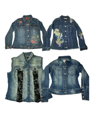 Y2K denim Jacket | V-T697