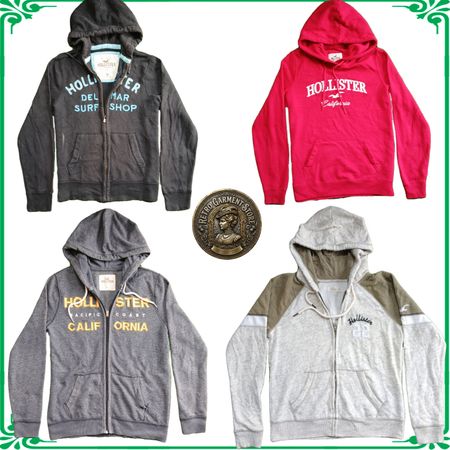 Vintage Y2K Hollister & Abercrombie Zip-Up & Pullover Hoodies Bundle A 06