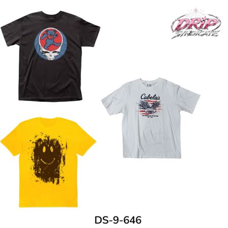 Vintage Streetwear Graphic Tee mit kräftiger Einstellung (DS-9-646)