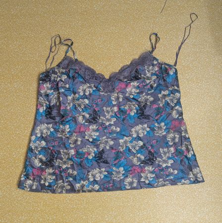 TH464 Y2K Vintage Silk Cowl Neck Top | 90s 2000s Slip Style