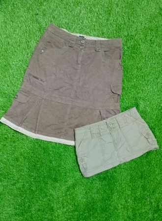Y2K Mini & Midi Cotton Skirts