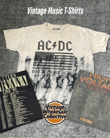 🔴 Vintage Music T-Shirts - (23/09)