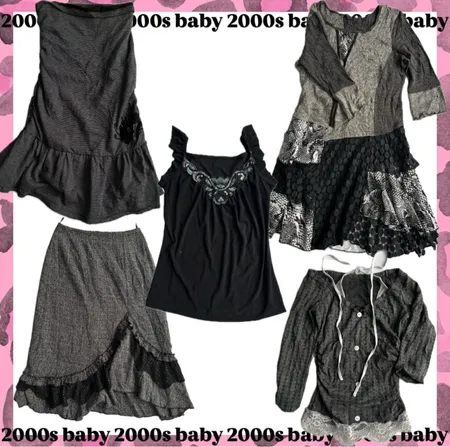 Goth x époque crépusculaire : tops, jupes, robes-216