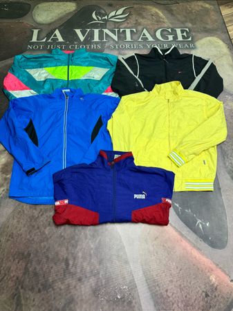 Retro wind breaker mix brand Nike Adidas