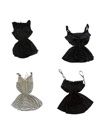 Y2K Black Lace Overlay Camisoles-ST-331