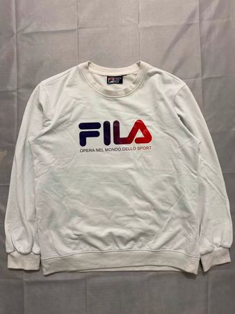 Felpa di marca premium con collo rotondo