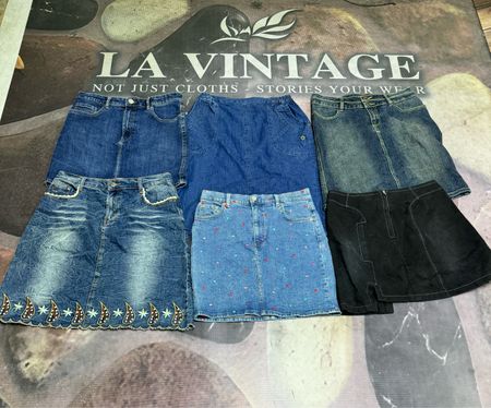 Y2K denim skirts very sexy -Mini skirts