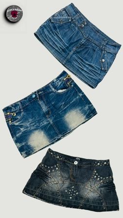 Y2k denim skirts WR2007