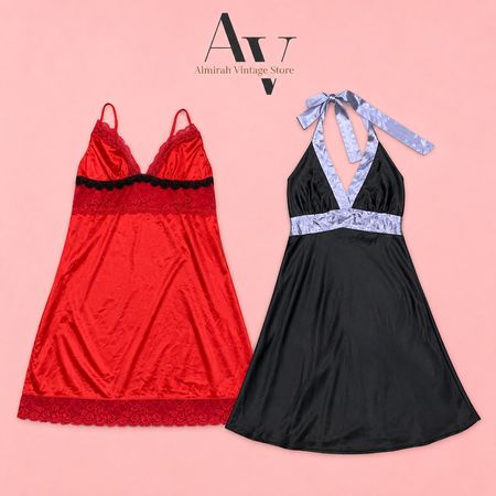 SILK SLIP DRESSES