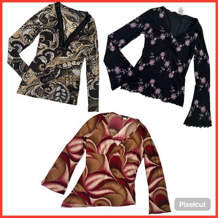 Y2K Mix long Sleeves Tops #480.