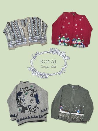 Vintage / Y2K Soft Aesthetic Vintage Knits 🌿
