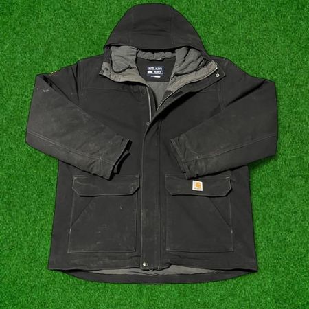 Jaqueta premium carhartt preta #5