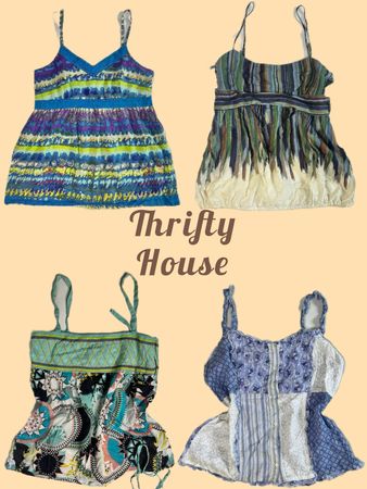 Y2K Summer Girl Tops(TH/668)