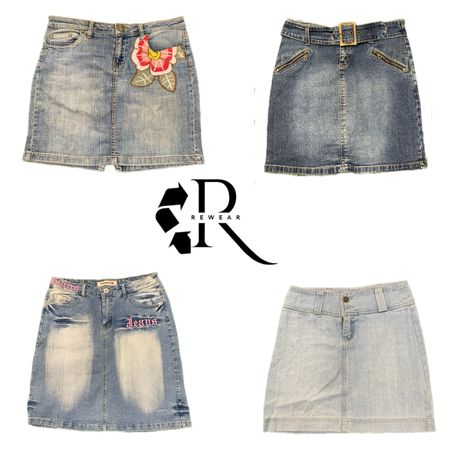 Y2K NYC IT Girl Denim Midi Skirt RW-2327