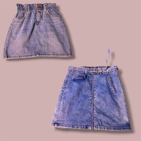 Denim skirts