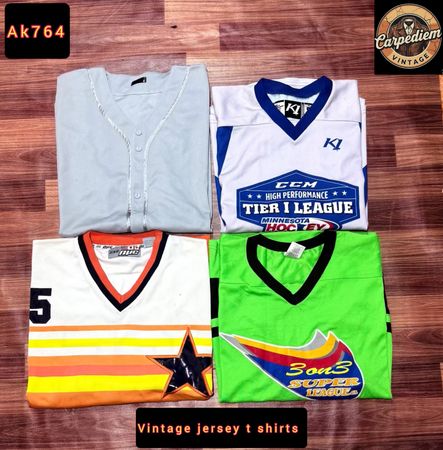 Vintage jersey t shirt ak764