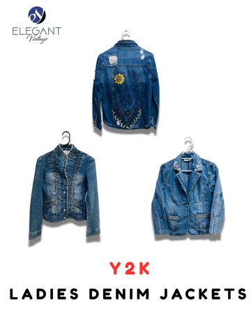 Y2K Damen Denimjacken - EV1912