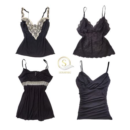 Y2K Gothic Camis