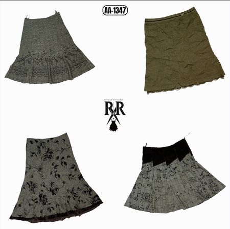 Y2K Unique Wool Mix Skirts (AA-1347)