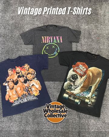 🔴 Vintage Gedruckte T-Shirts - (14/09)