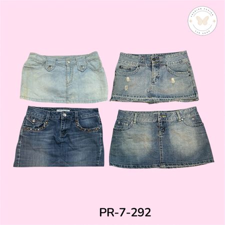 Y2K Women’s Mini Skirts Bundle – Trendy Vintage Fashion Mix (PR-7-292)
