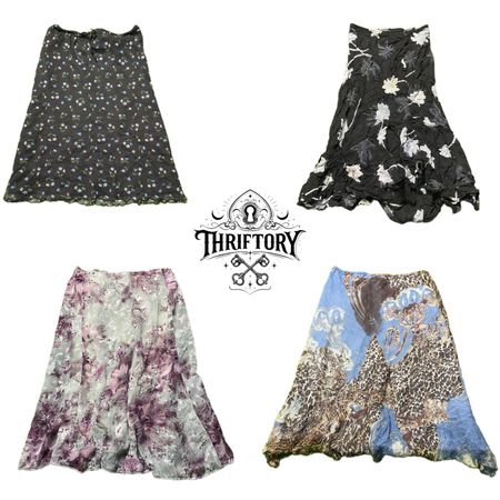 Y2K Nature Vibe Printed Maxi Skirts TY-137