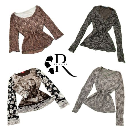 Y2K Unique Girl Printed Full Sleeve Tops RW-2467