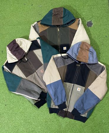 Upcycle Carhartt hoodie jacket