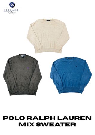 Polo Round Neck Sweaters - EVM1744