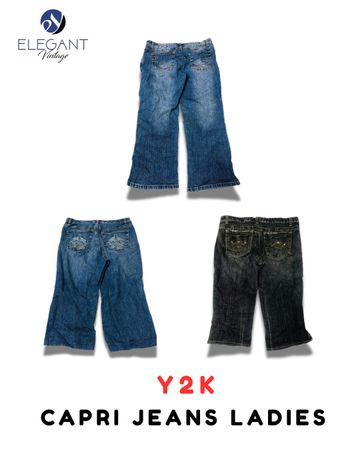 Y2K Capri Jeans Ladies - EV1929