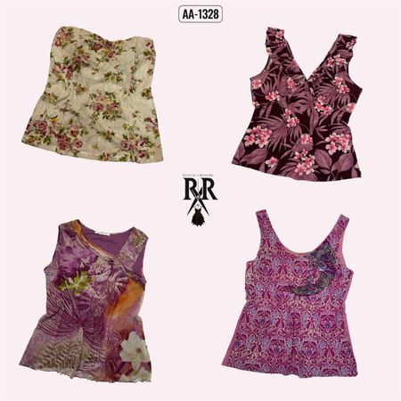 Y2k Baby In Pink Mix Tops (AA-1328)