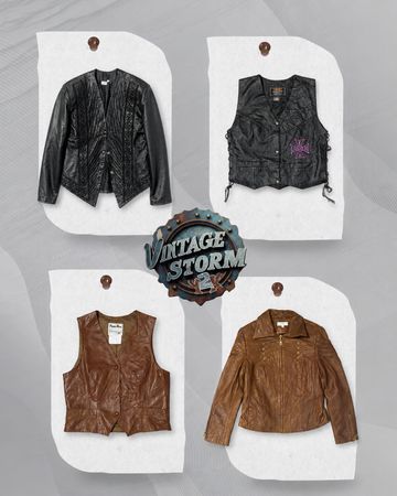 Y2K Lederjacke