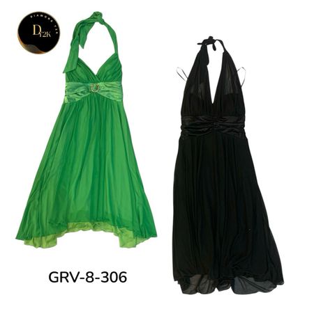 Robe en poly vintage pour femmes - Style rétro Y2K premium. (GRV-8-306)